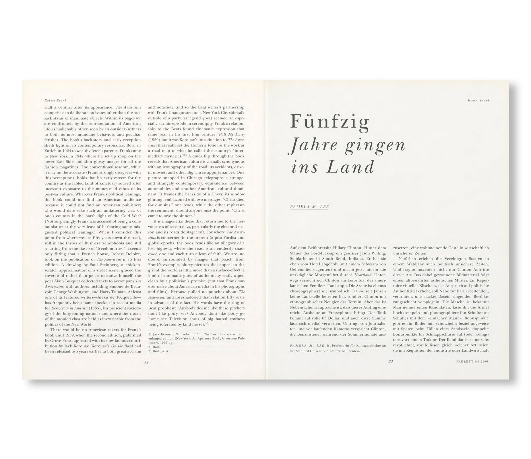 PARKETT NO. 83 ROBERT FRANK, WADE GUYTON, CHRISTOPHER WOOL