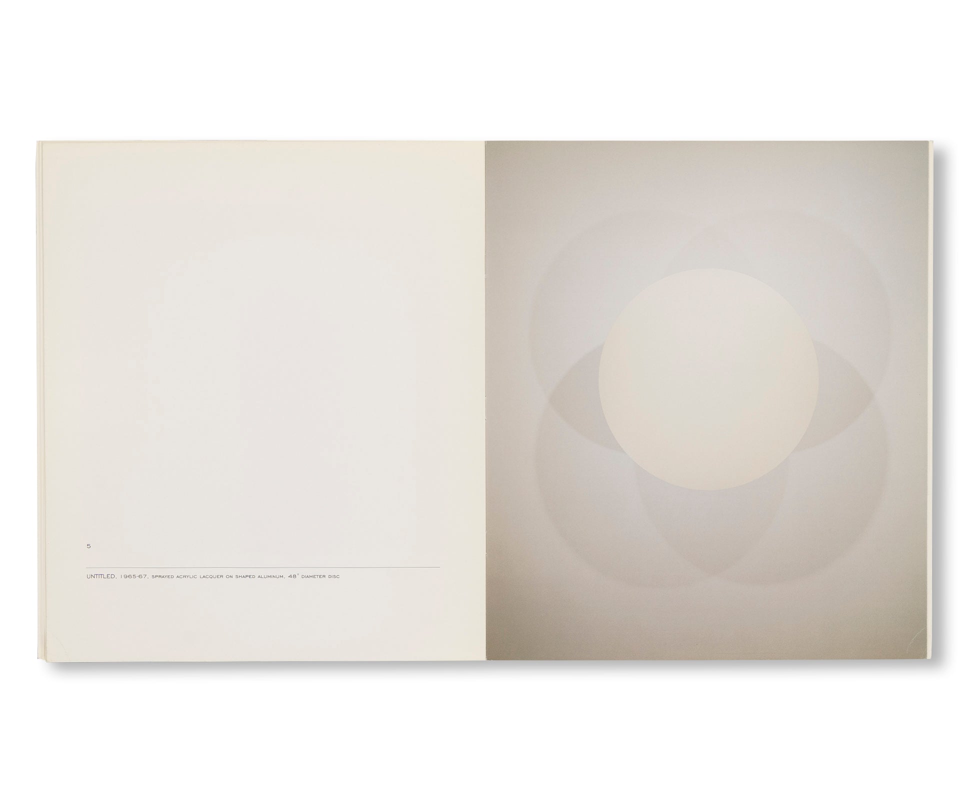 A SELECTION OF WORKS 1958 TO 1970 by Robert Irwin