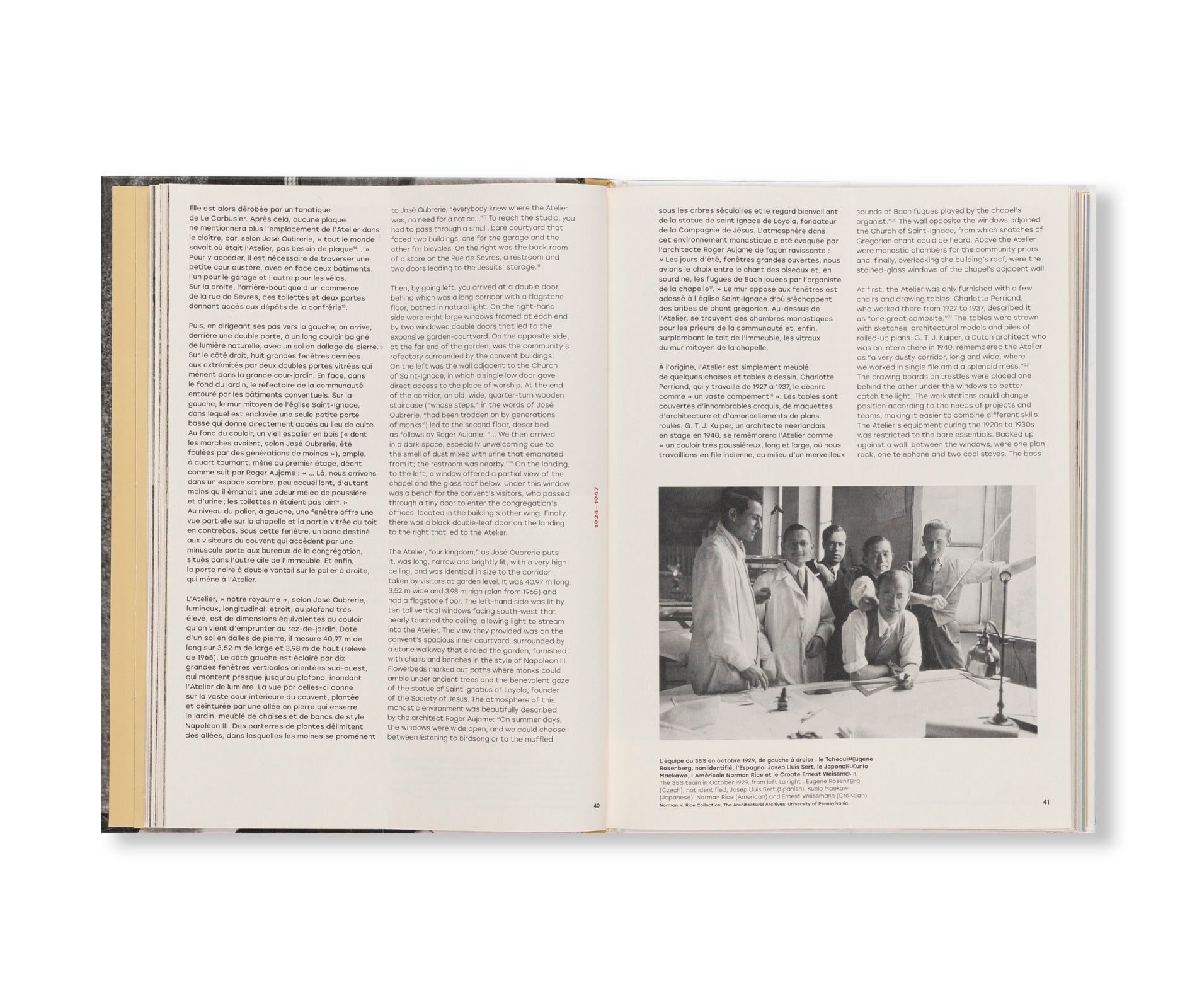 35S. L'ATELIER DE LE CORBUSIER by Le Corbusier