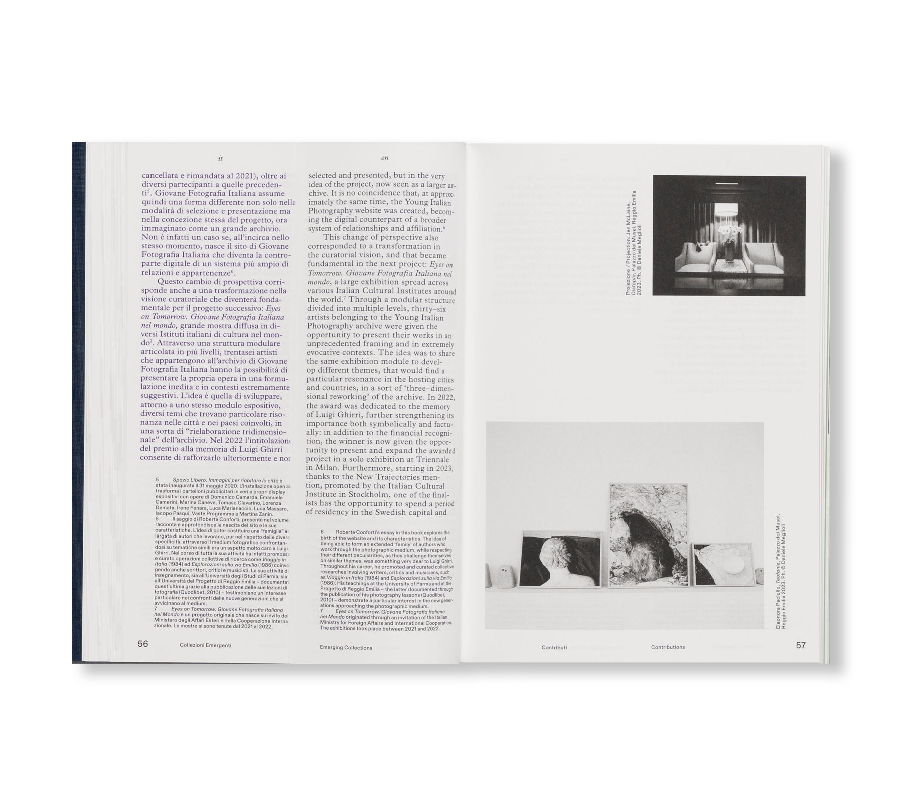 EMERGING COLLECTIONS - THE EXPERIENCE OF YOUNG ITALIAN PHOTOGRAPHY - LUIGI GHIRRI AWARD