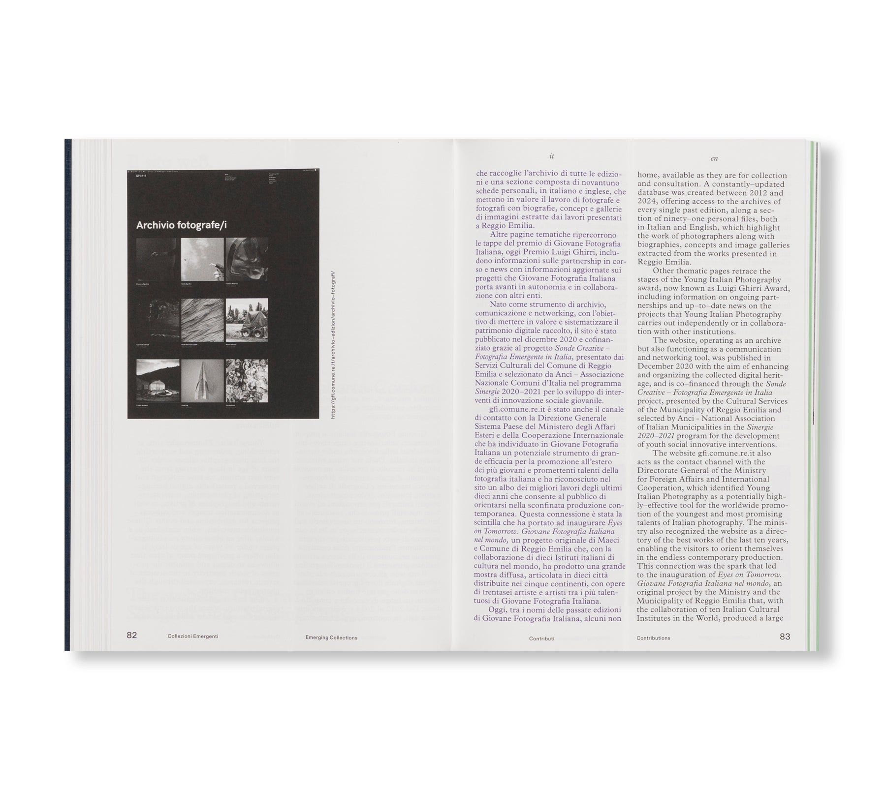 EMERGING COLLECTIONS - THE EXPERIENCE OF YOUNG ITALIAN PHOTOGRAPHY - LUIGI GHIRRI AWARD