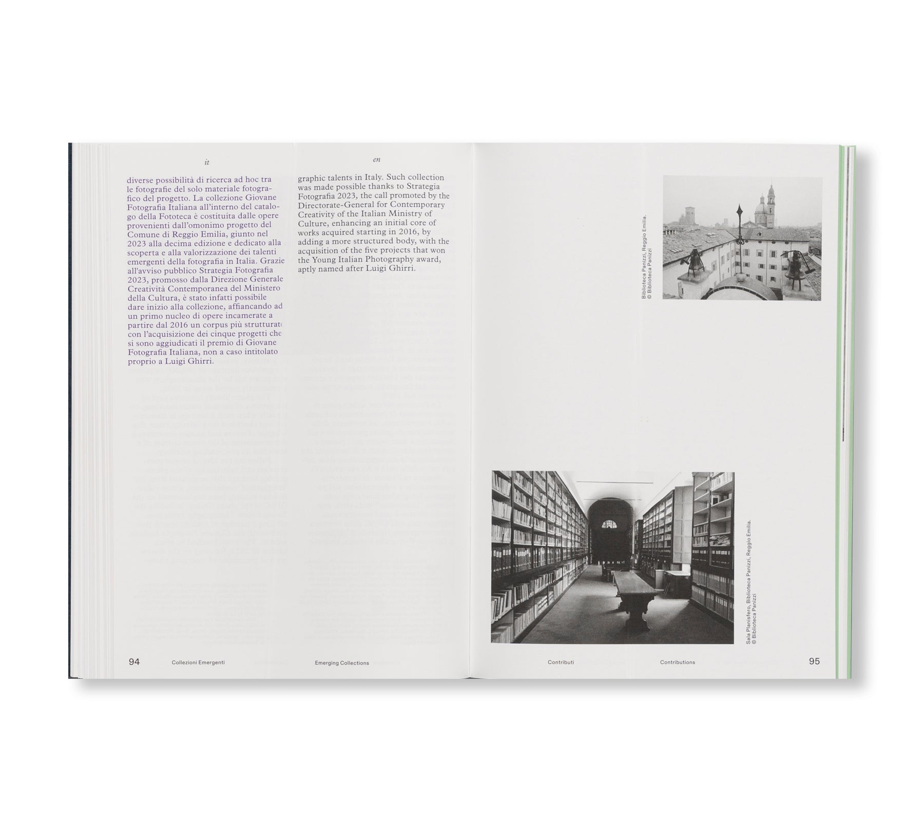 EMERGING COLLECTIONS - THE EXPERIENCE OF YOUNG ITALIAN PHOTOGRAPHY - LUIGI GHIRRI AWARD