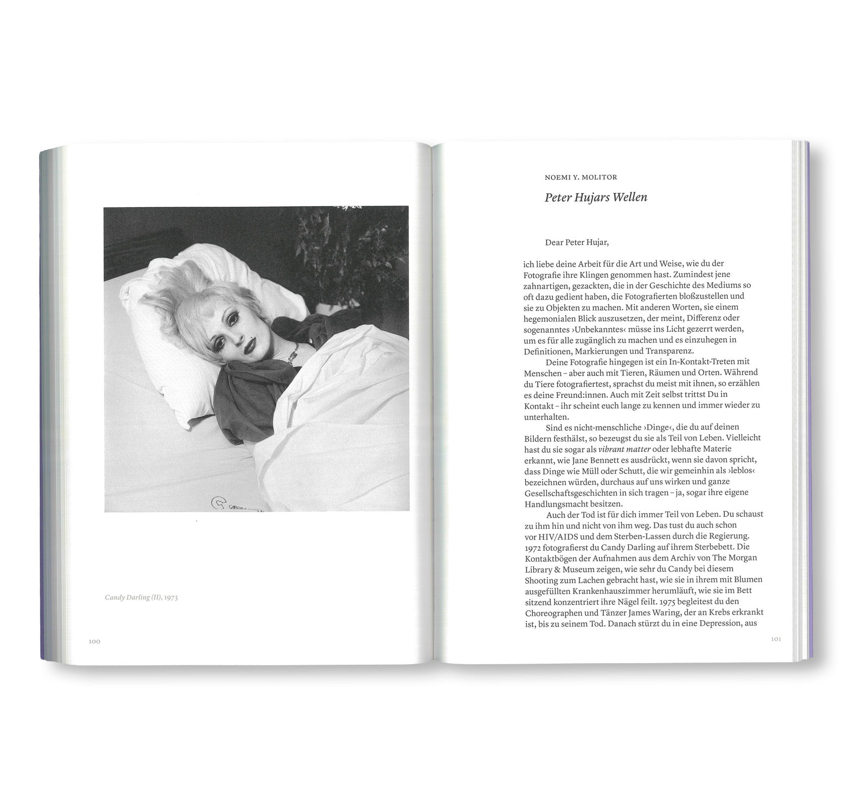 EYES OPEN IN THE DARK by Peter Hujar