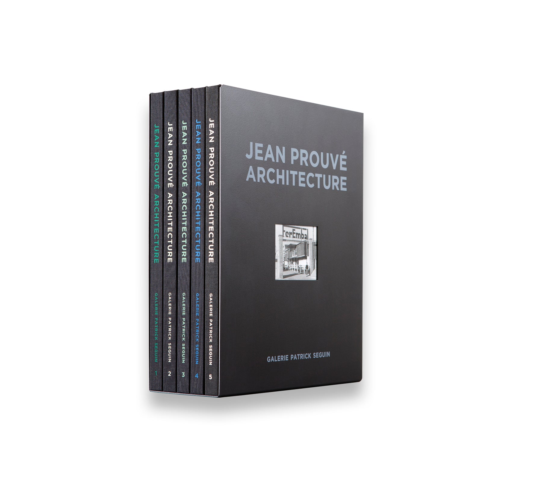 JEAN PROUVÉ ARCHITECTURE – BOX SET NO.1 (VOLUME 1-5) by Jean