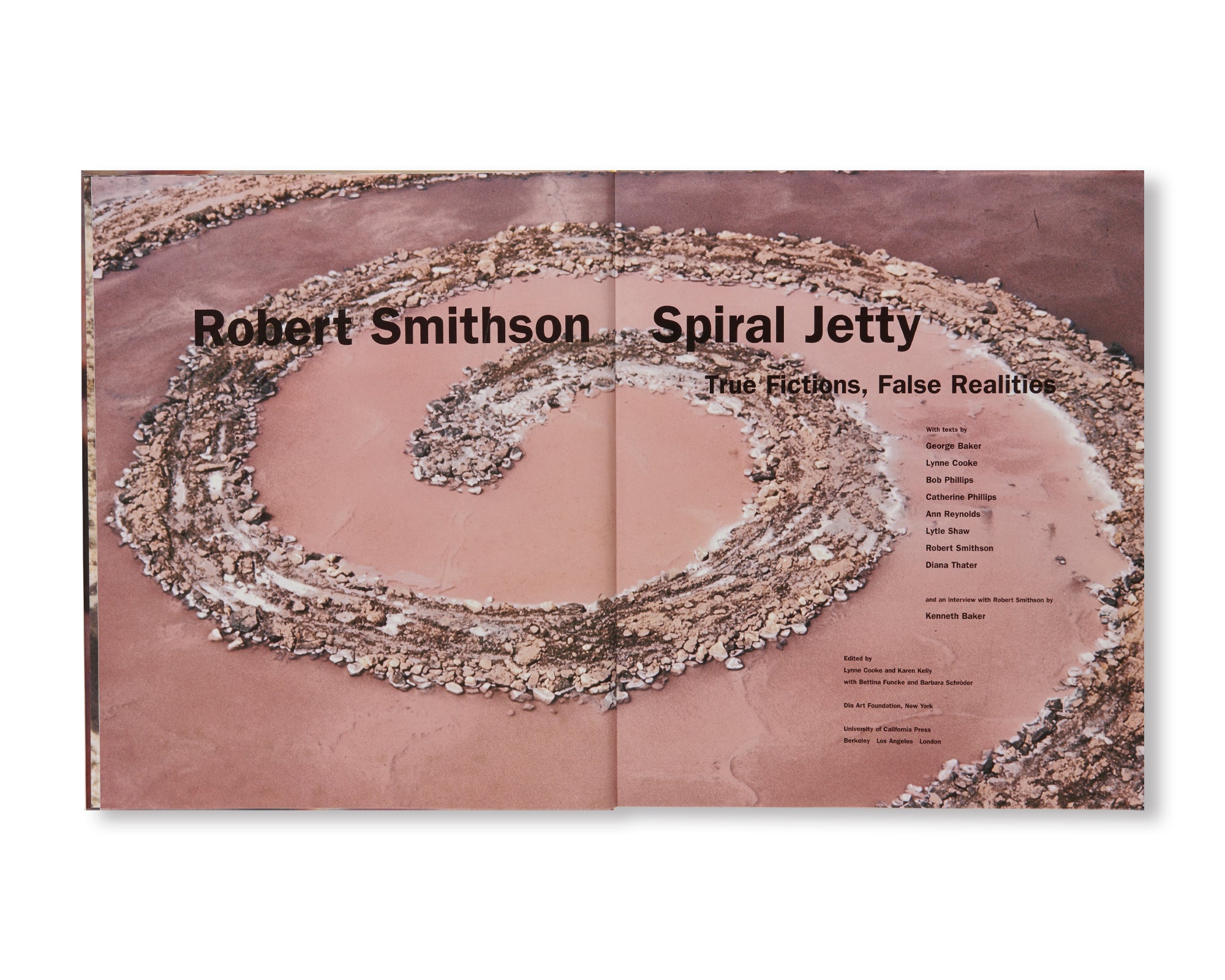 SPIRAL JETTY by Robert Smithson