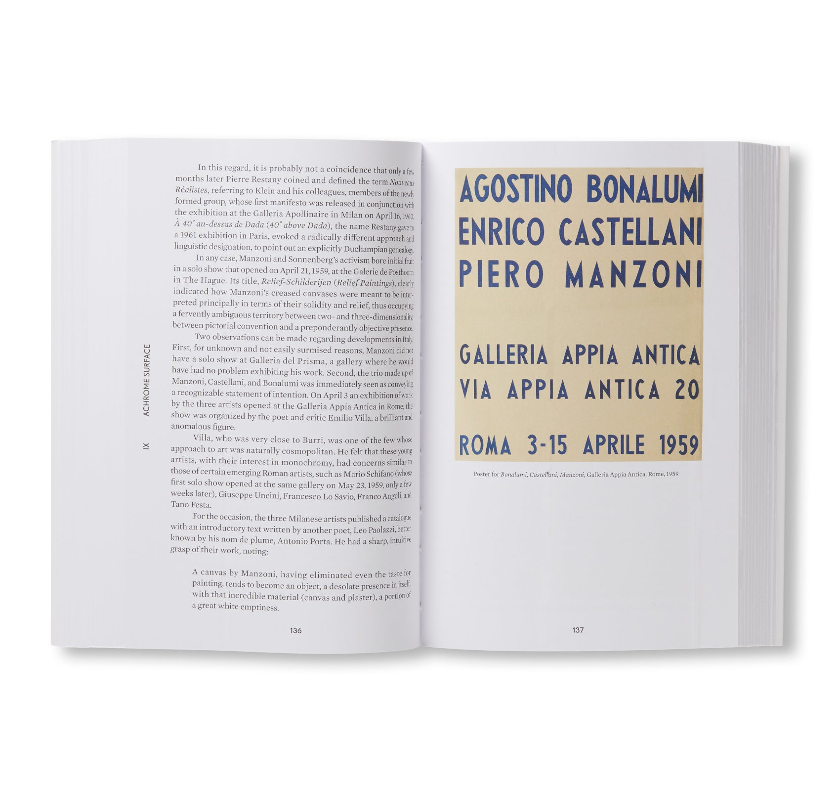 AN ARTIST'S LIFE by Piero Manzoni