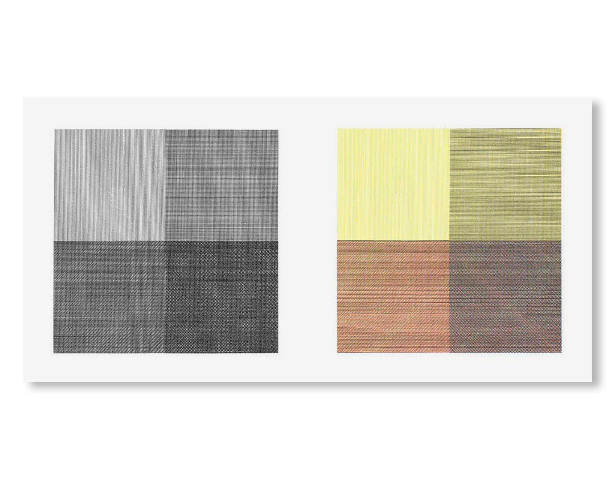 FOUR BASIC KINDS OF LINES & COLOUR by Sol LeWitt