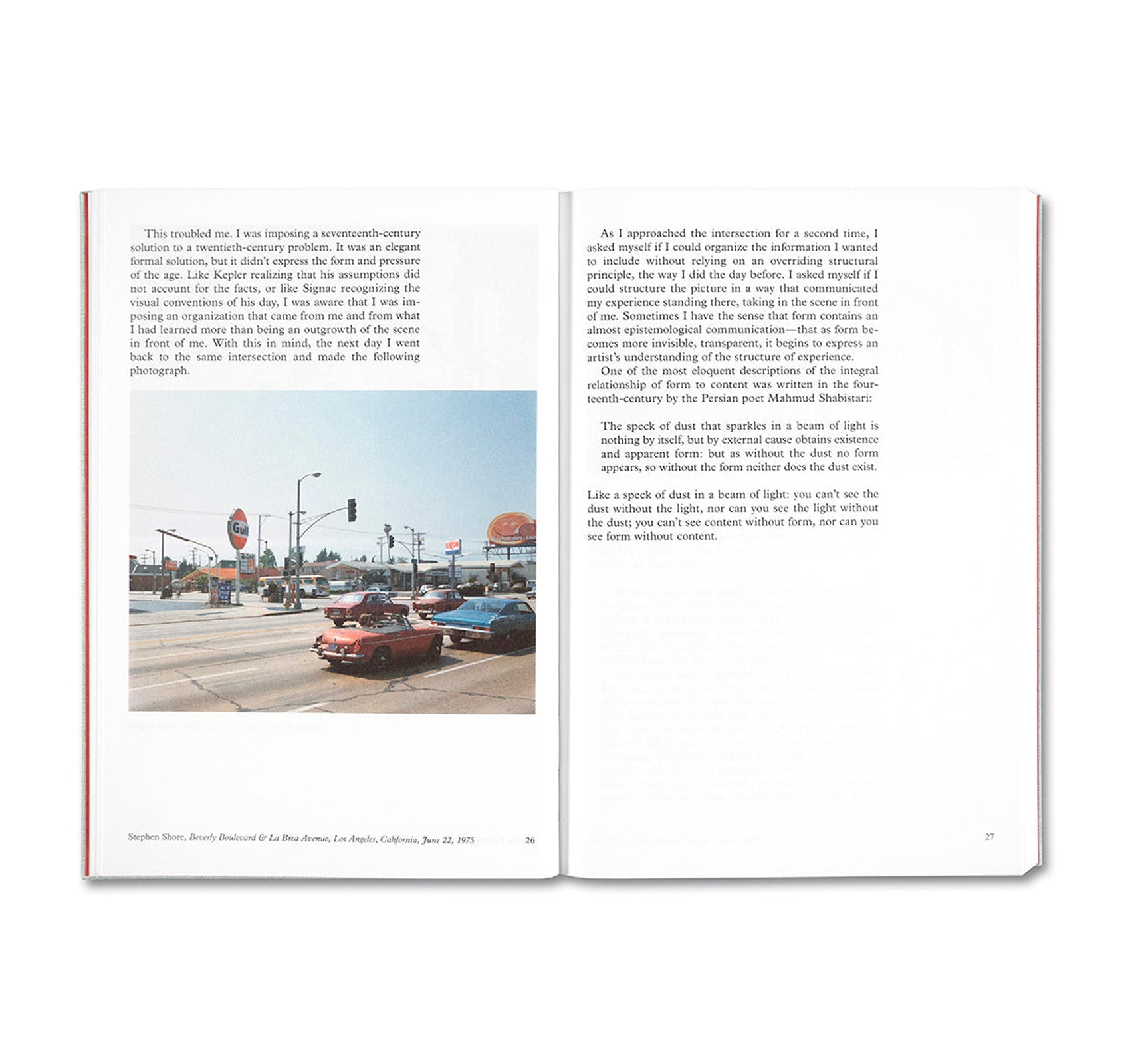 MODERN INSTANCES: THE CRAFT OF PHOTOGRAPHY by Stephen Shore