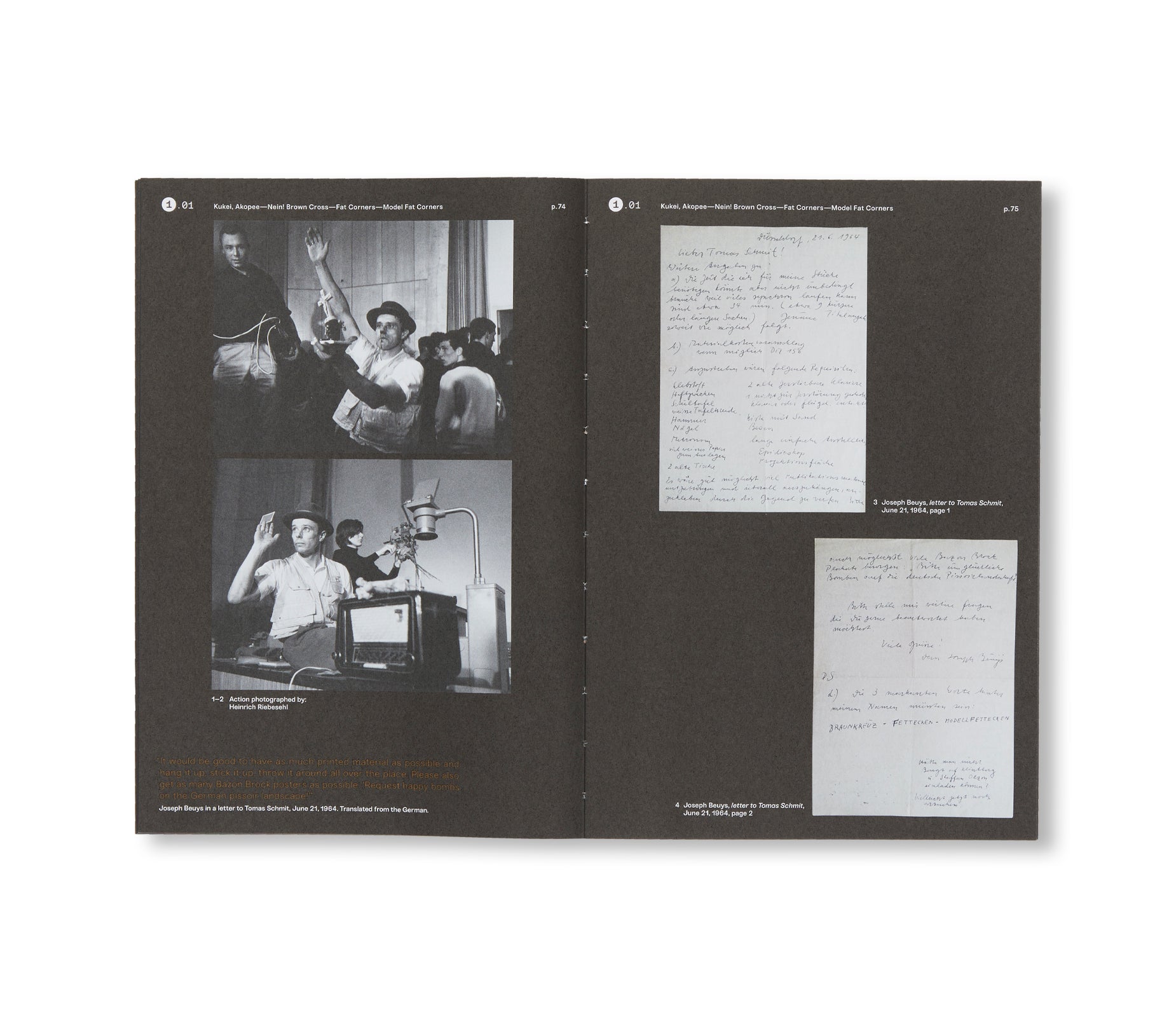 JOSEPH BEUYS: AKTIONEN 1963-1986 by Joseph Beuys
