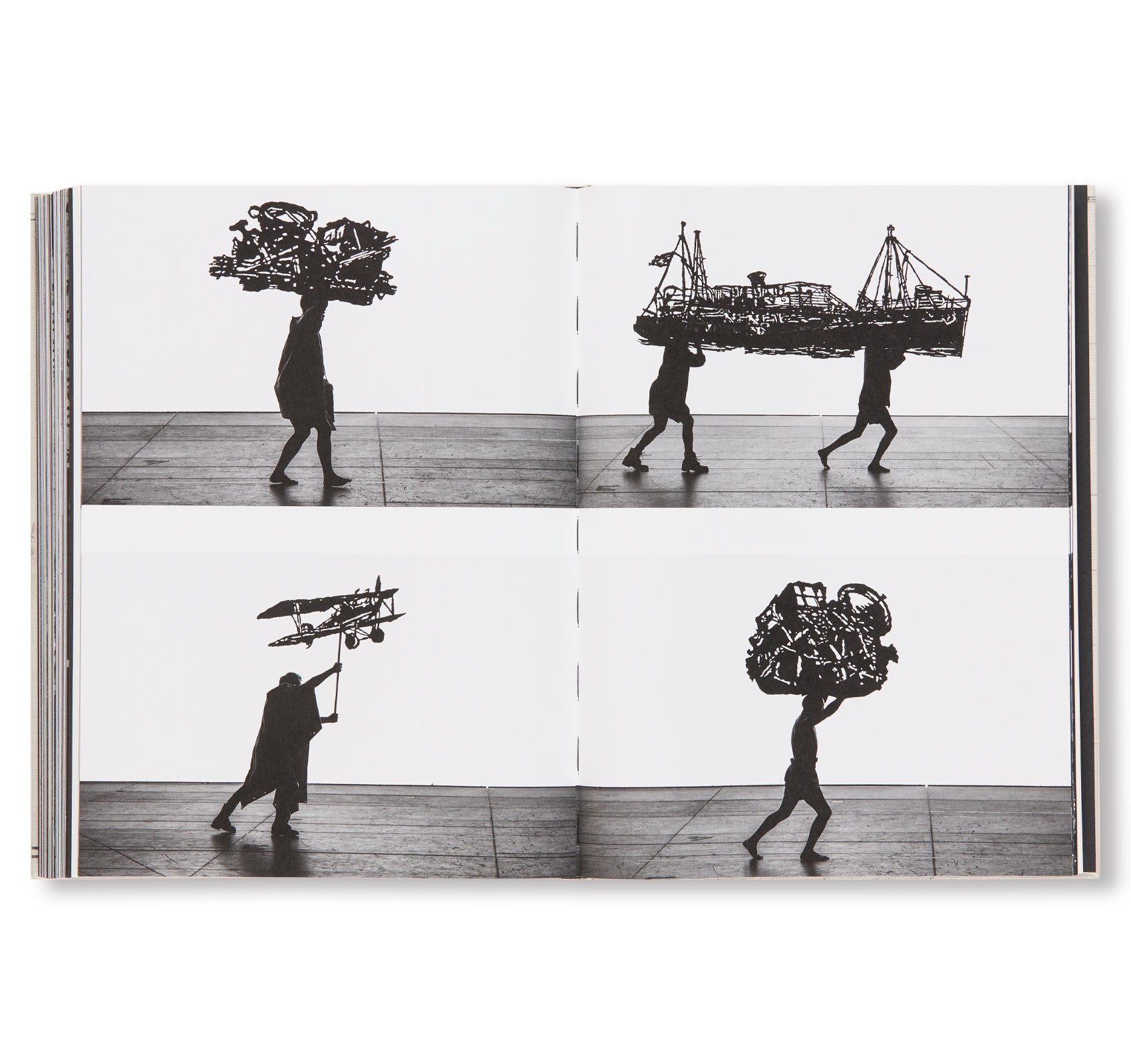 THE HEAD & THE LOAD ARE THE TROUBLE OF THE NECK by William Kentridge