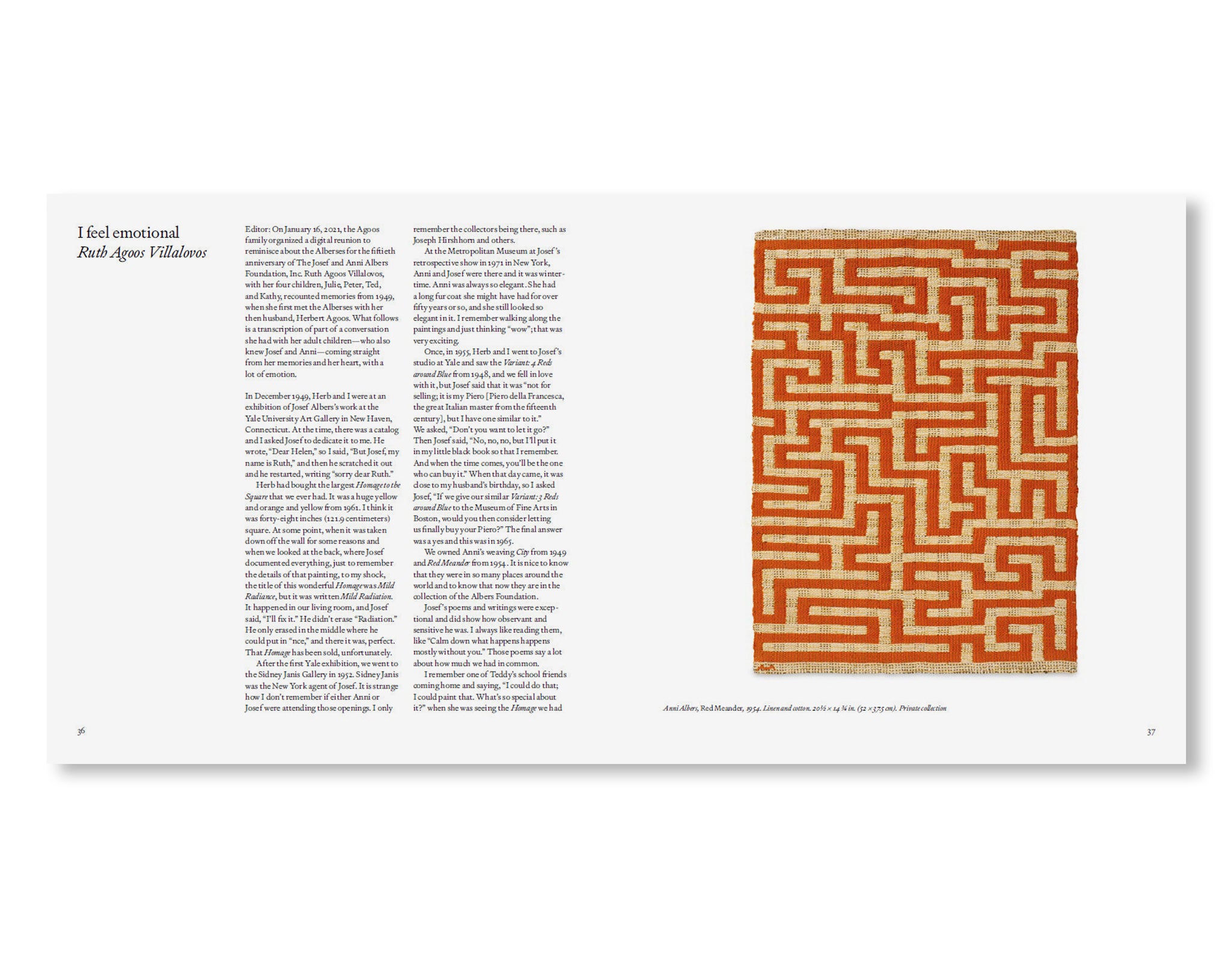 YOU CAN GO ANYWHERE – THE JOSEF AND ANNI ALBERS FOUNDATION AT 50