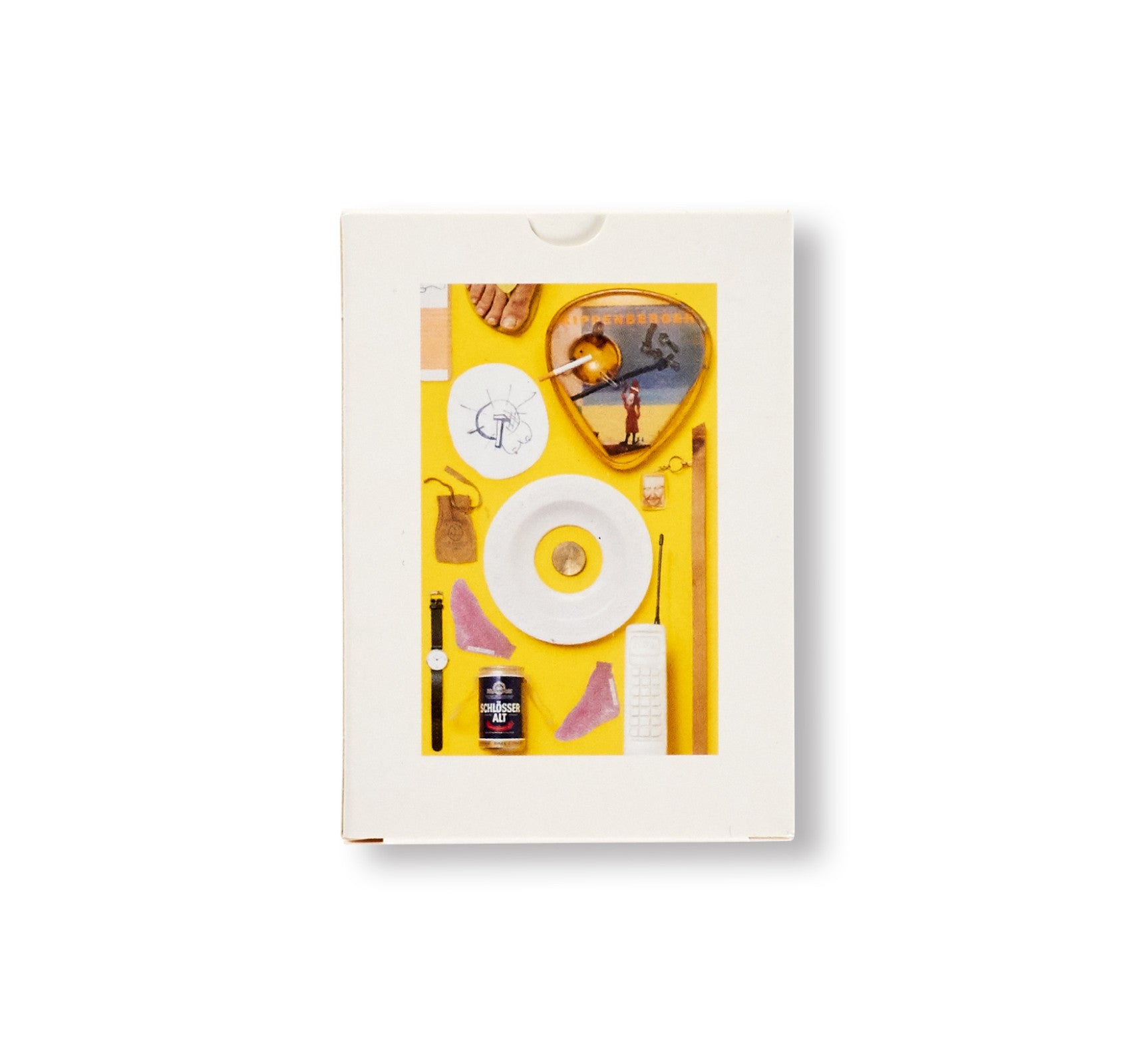 A COLLECTION OF NINE KIPPENBERGER EDITIONS, ONE BOETTI WATCH, A CIGARETTE AND YELLOW by Jonathan Monk [SPECIAL EDITION]