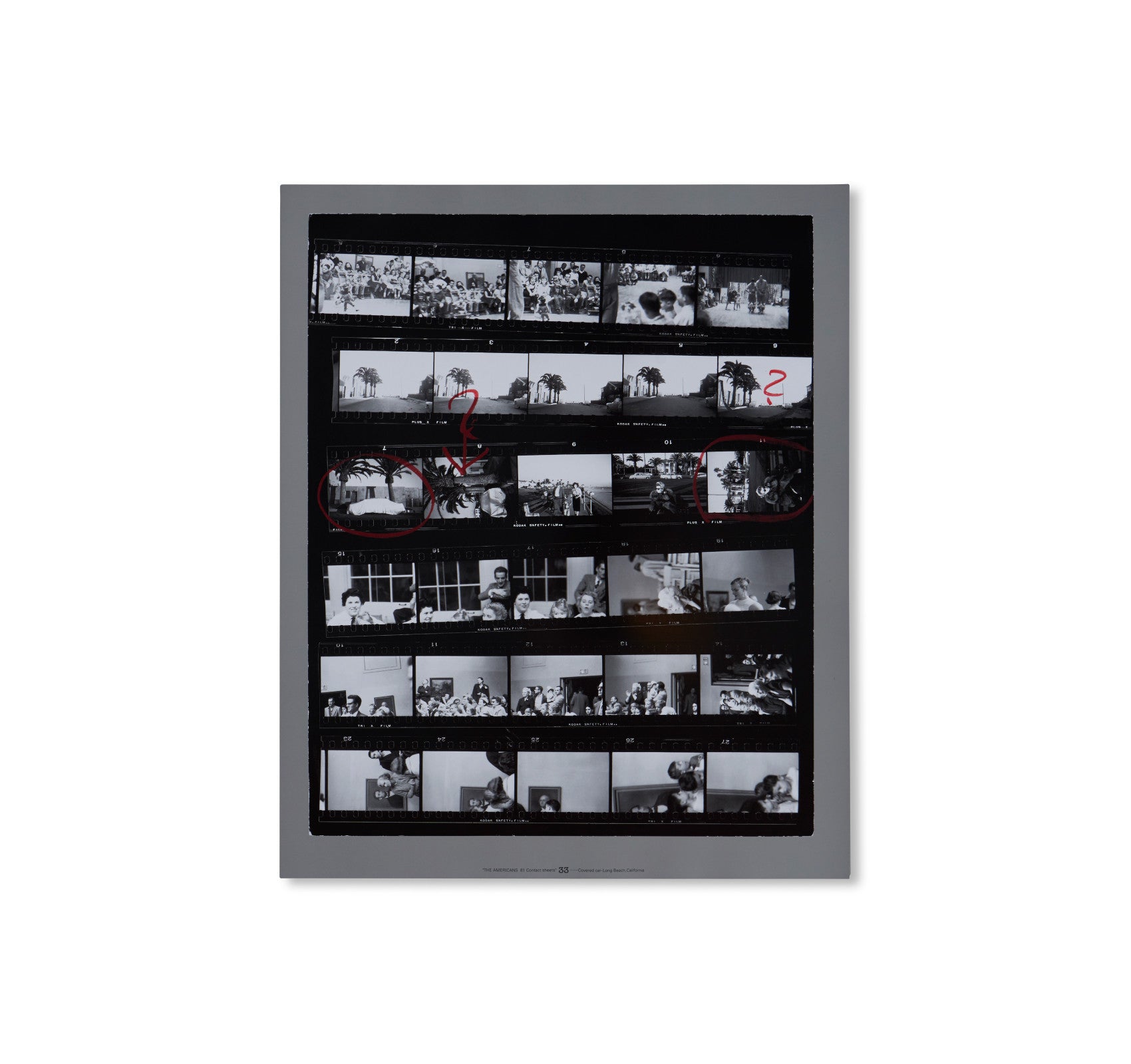 THE AMERICANS, 81 CONTACT SHEETS (FOLDING BOARD BOX) by Robert Frank [RARE]