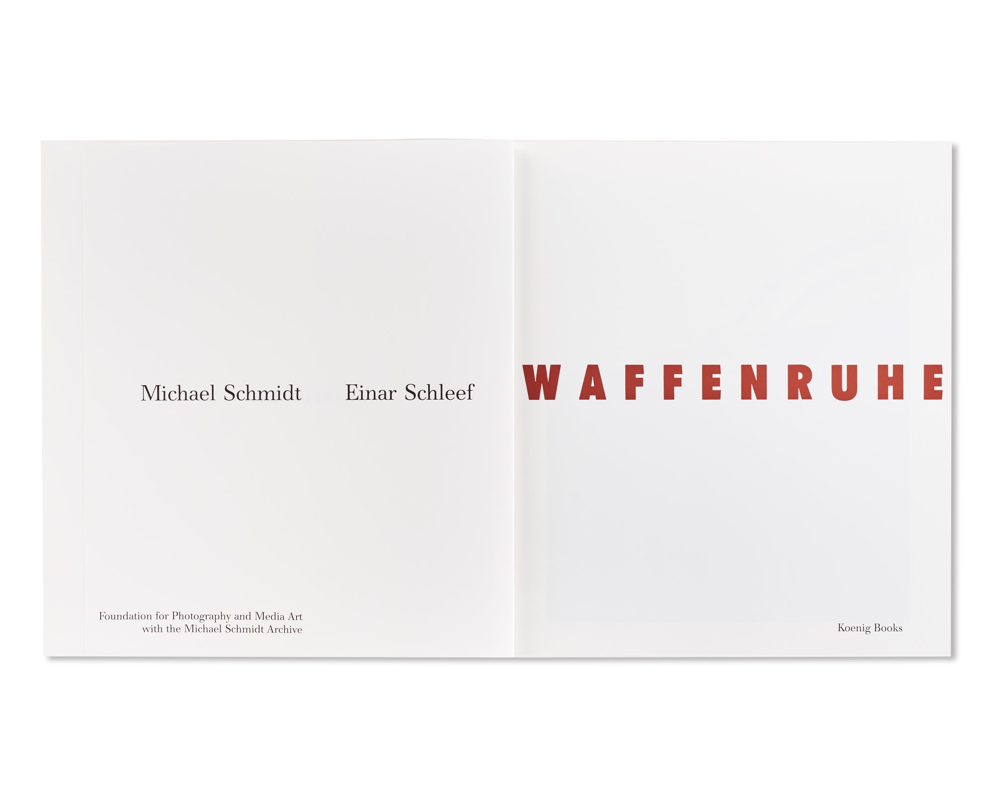 WAFFENRUHE by Michael Schmidt