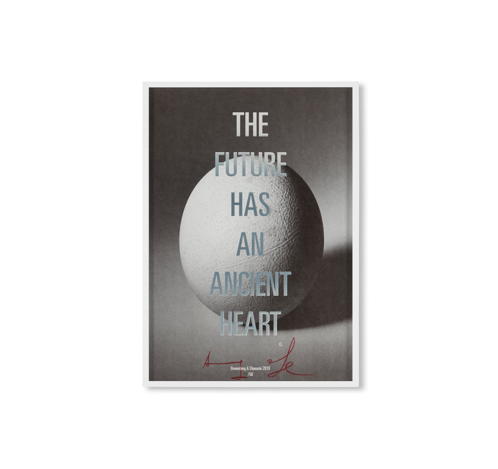 THE FUTURE HAS AN ANCIENT HEART - LIMITED POSTER by Adam Broomberg & Oliver Chanarin [EXCLUSIVE]