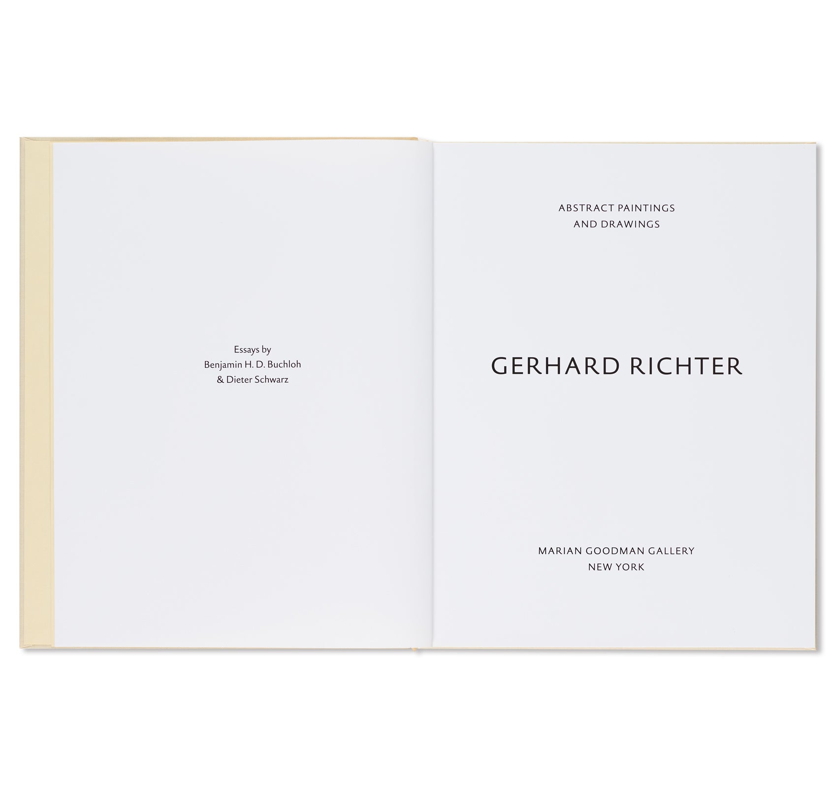 ABSTRACT PAINTINGS AND DRAWINGS by Gerhard Richter