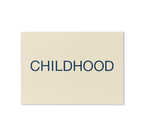 CHILDHOOD by Osamu Wataya [HARDCOVER]