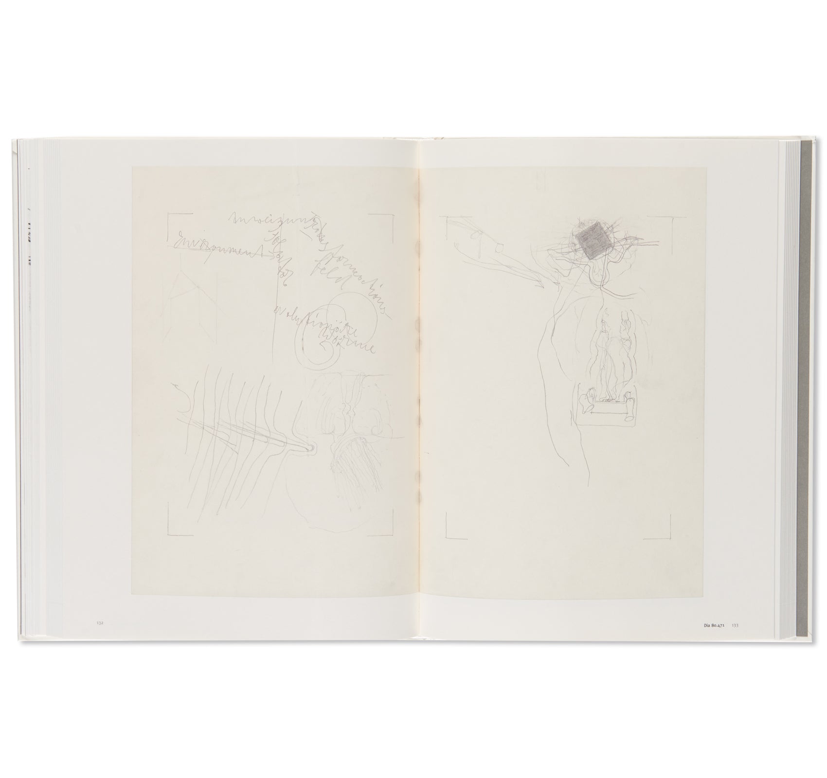 DRAWINGS AFTER THE CODICES MADRID OF LEONARDO DA VINCI by Joseph Beuys