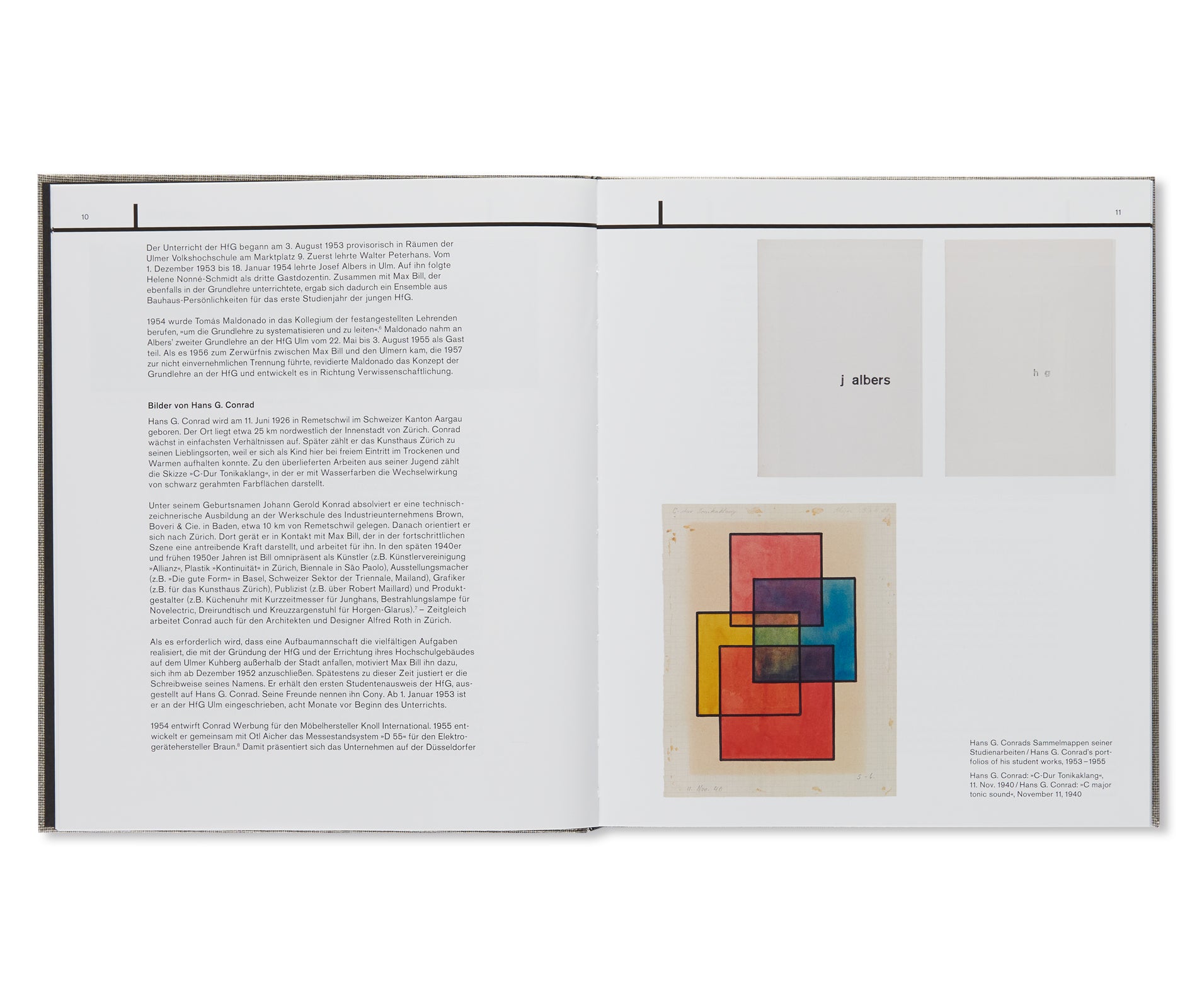 INTERACTION OF ALBERS by Hans G. Conrad