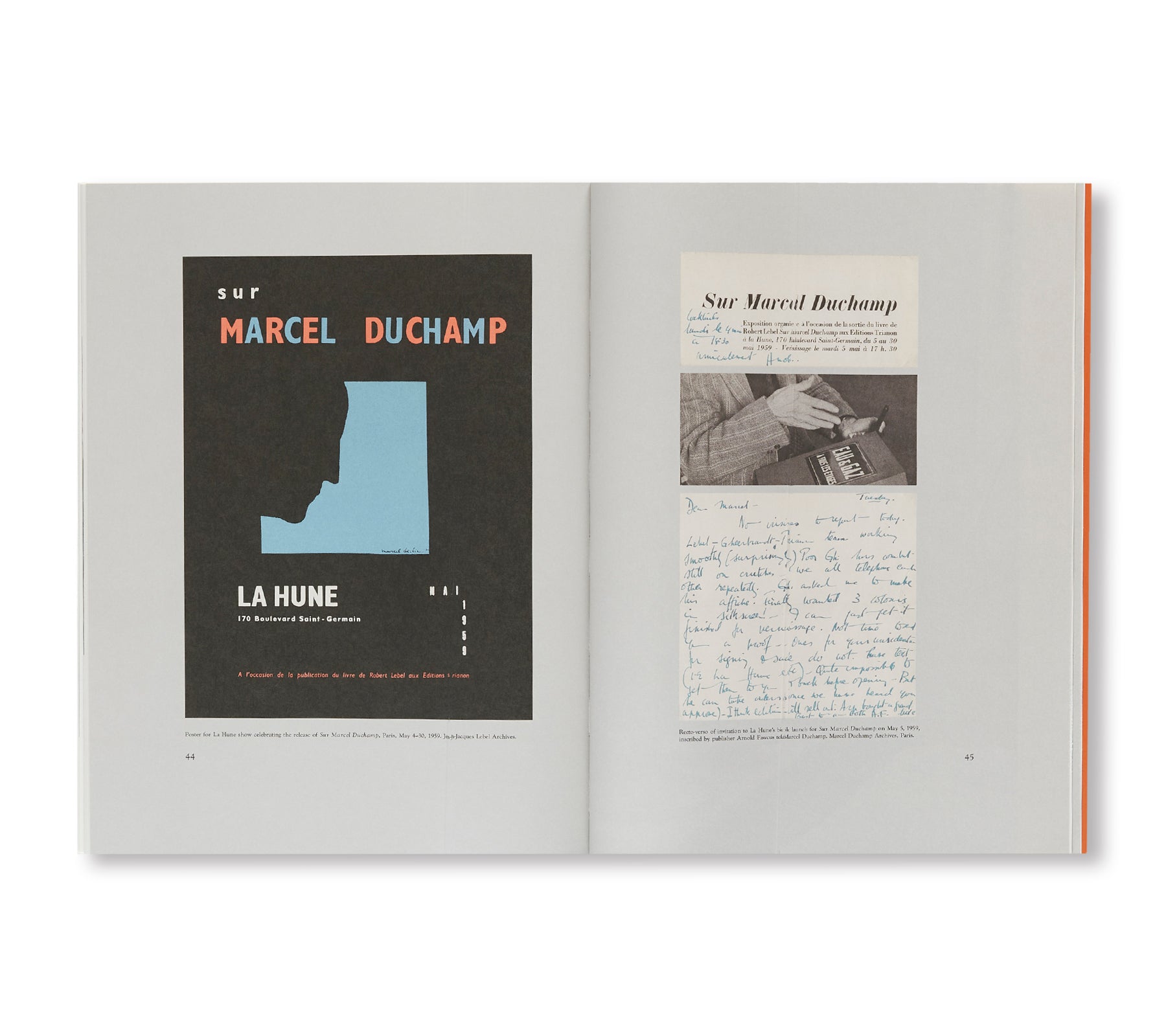 MARCEL DUCHAMP: FACSIMILE OF THE 1959 by Marcel Duchamp, Robert Lebel