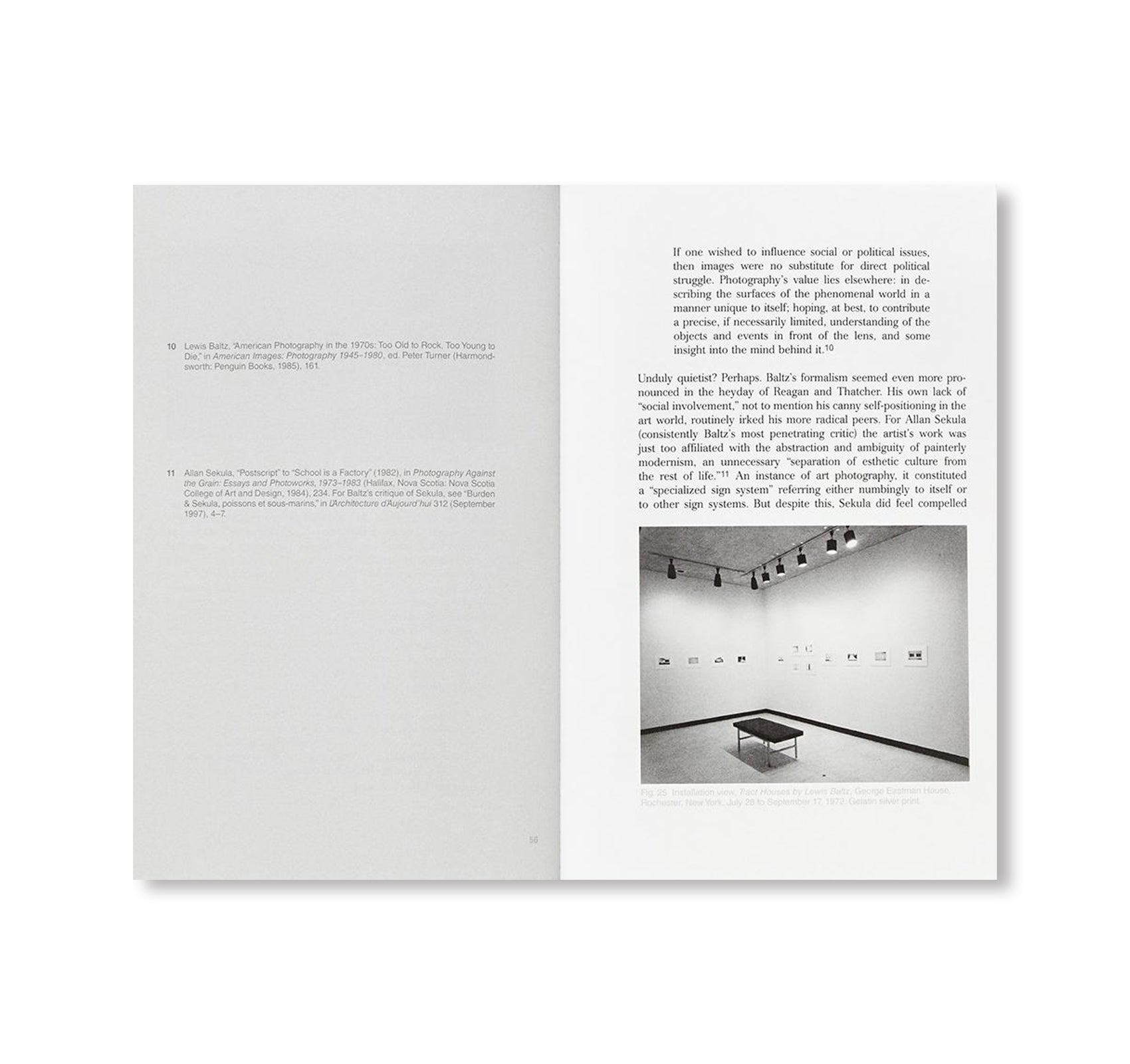 AN INTERVIEW WITH LEWIS BALTZ by Duncan Forbes