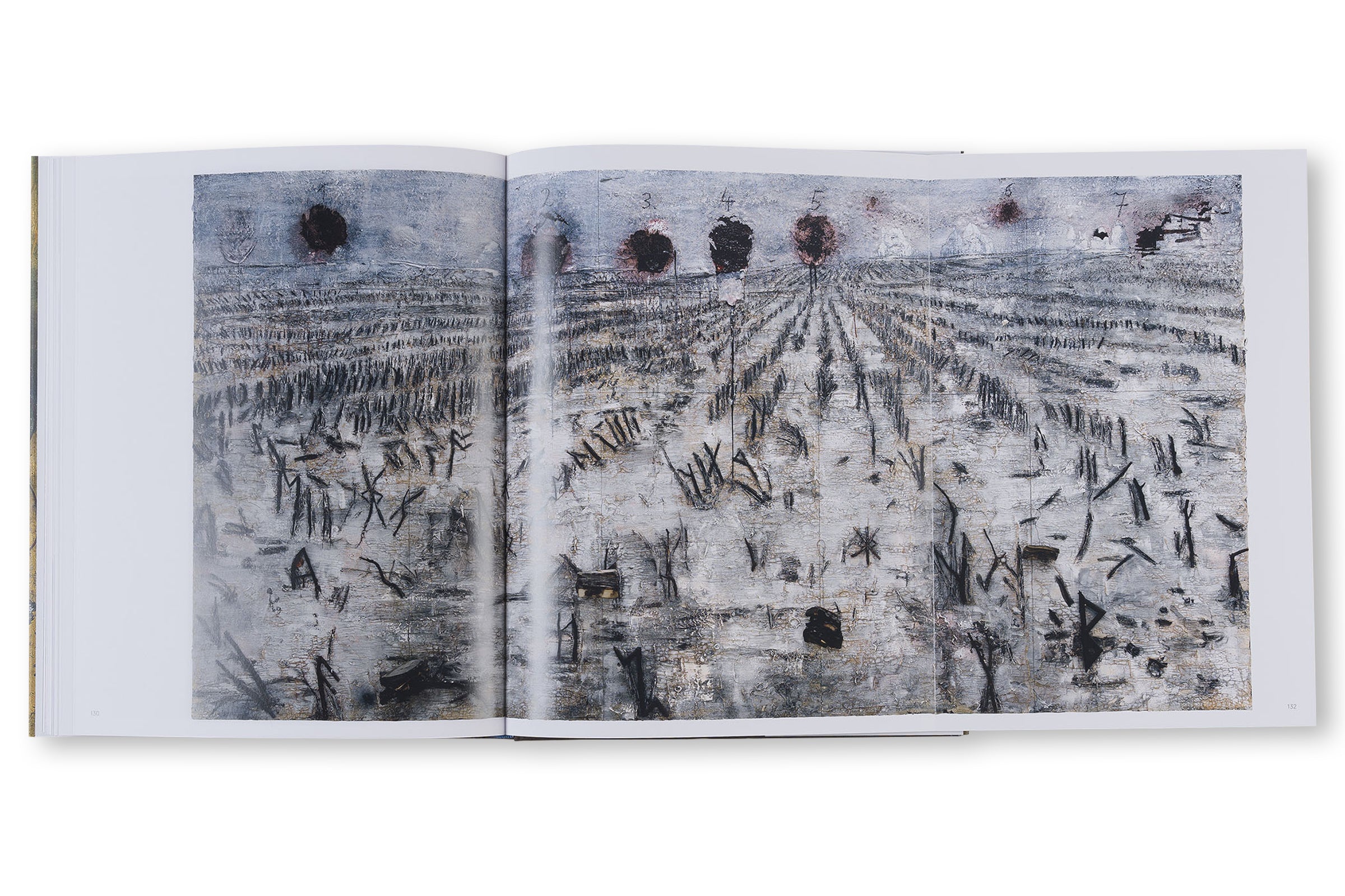 SUPERSTRINGS, RUNES, THE NORNS, GORDIAN KNOT by Anselm Kiefer