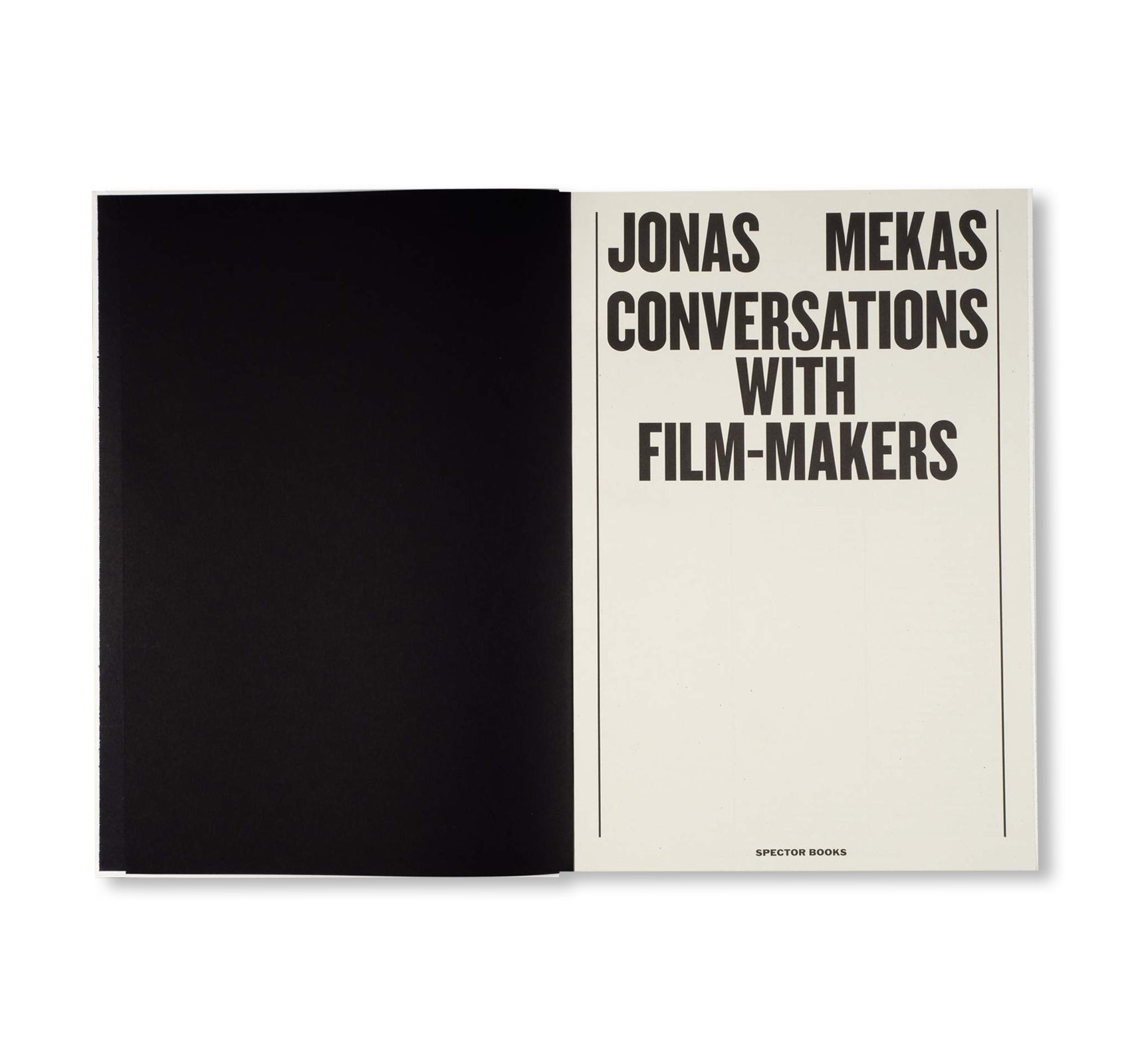 CONVERSATIONS WITH FILMMAKERS by Jonas Mekas