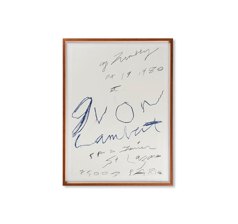 PRINT (1986) by Cy Twombly – twelvebooks