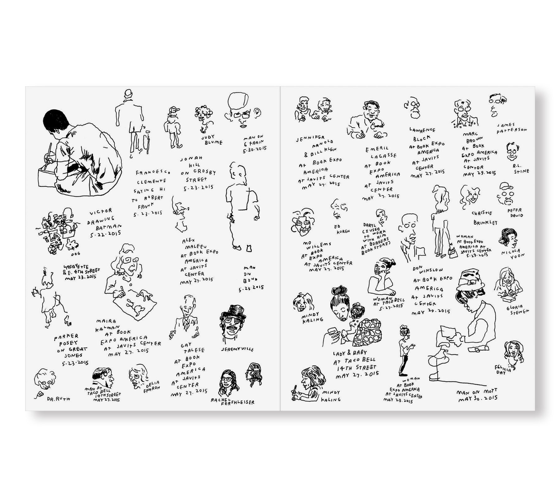 EVERY PERSON IN NEW YORK VOL 2 by Jason Polan