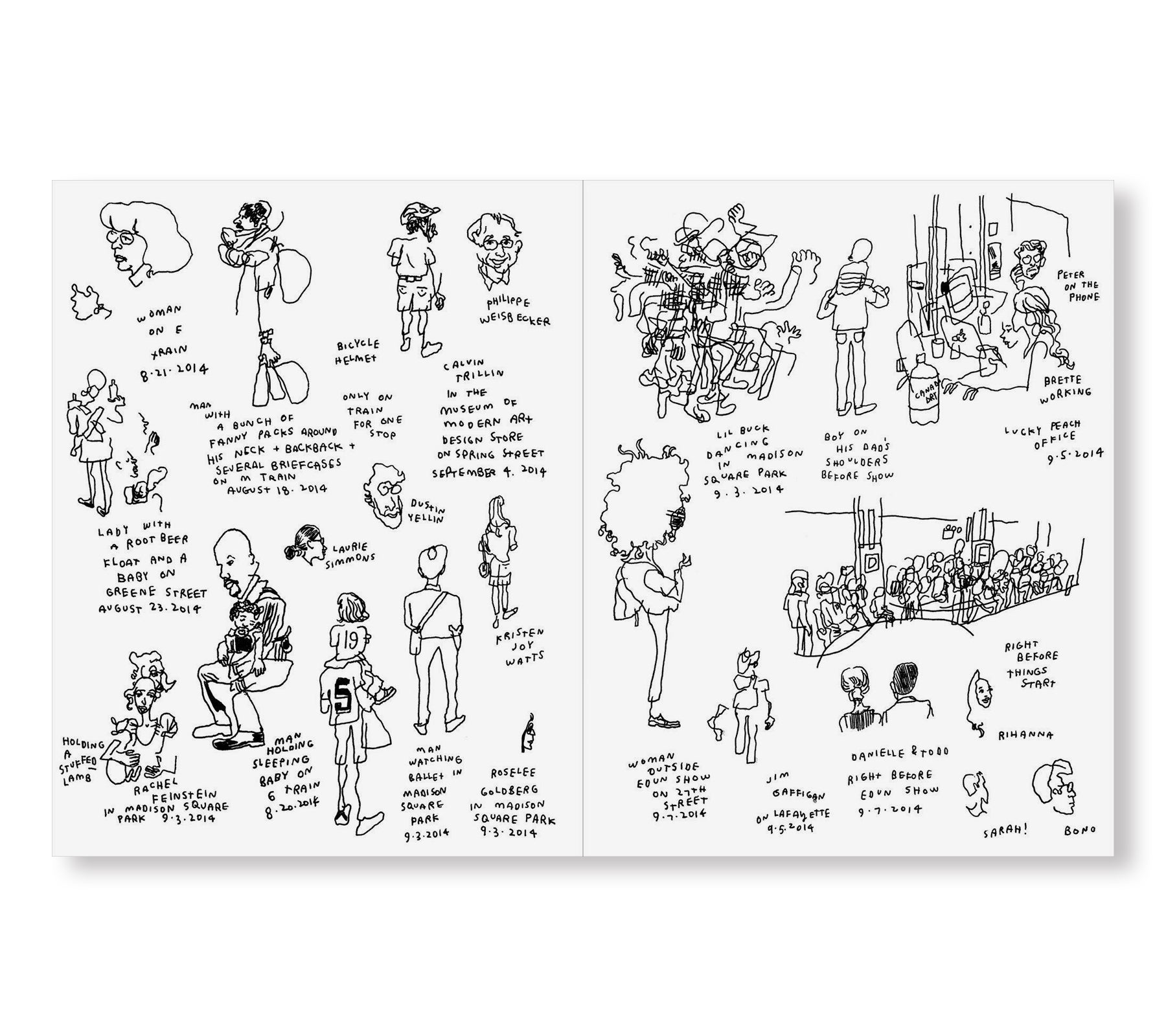 EVERY PERSON IN NEW YORK VOL 2 by Jason Polan