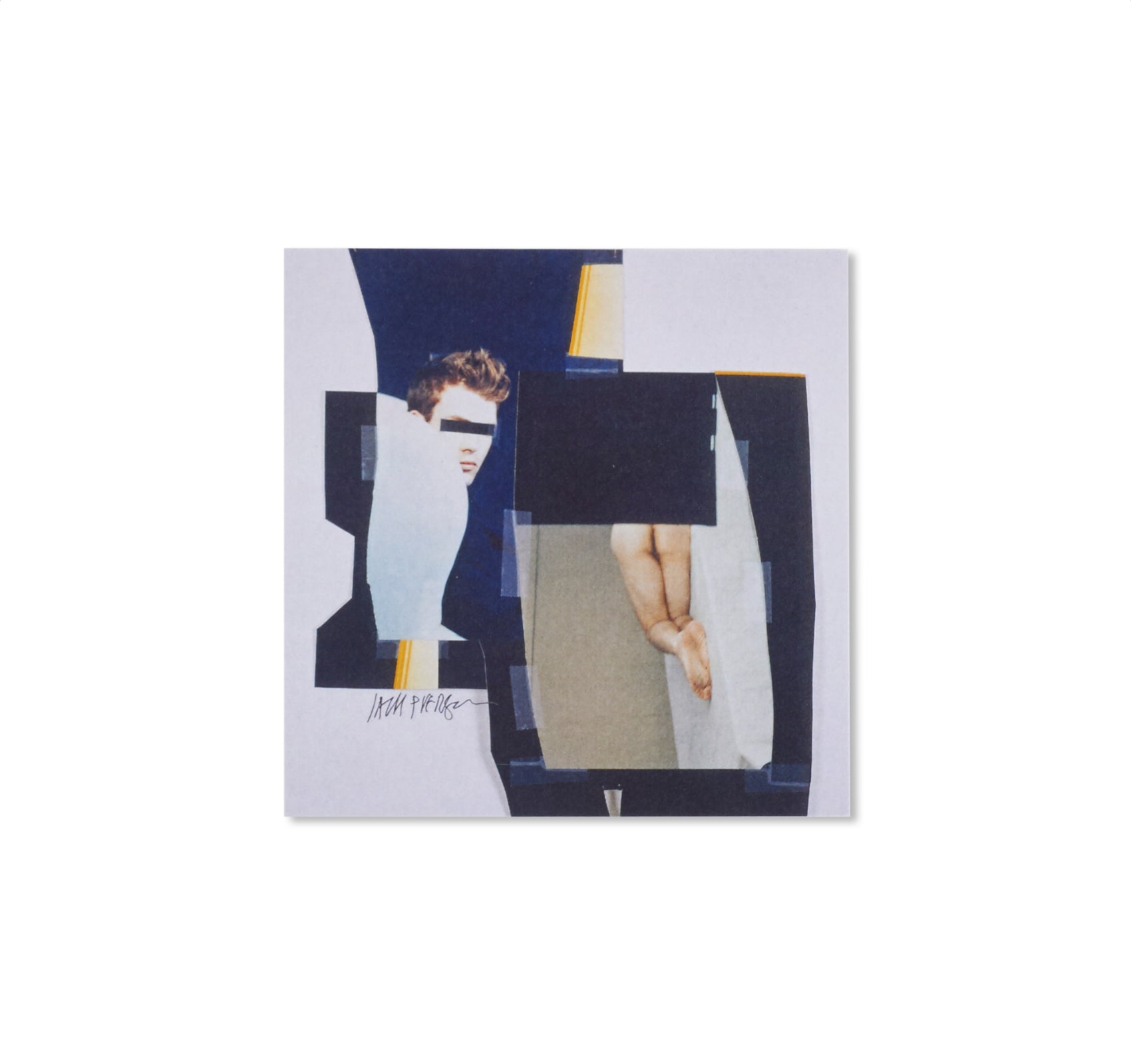 RSP 1ST “SCARVES COLLECTION” UNTITLED, 1998. PHOTOGRAPHIC COLLAGE PINNED TO WALL, 101.6 X 66 CM. by Jack Pierson