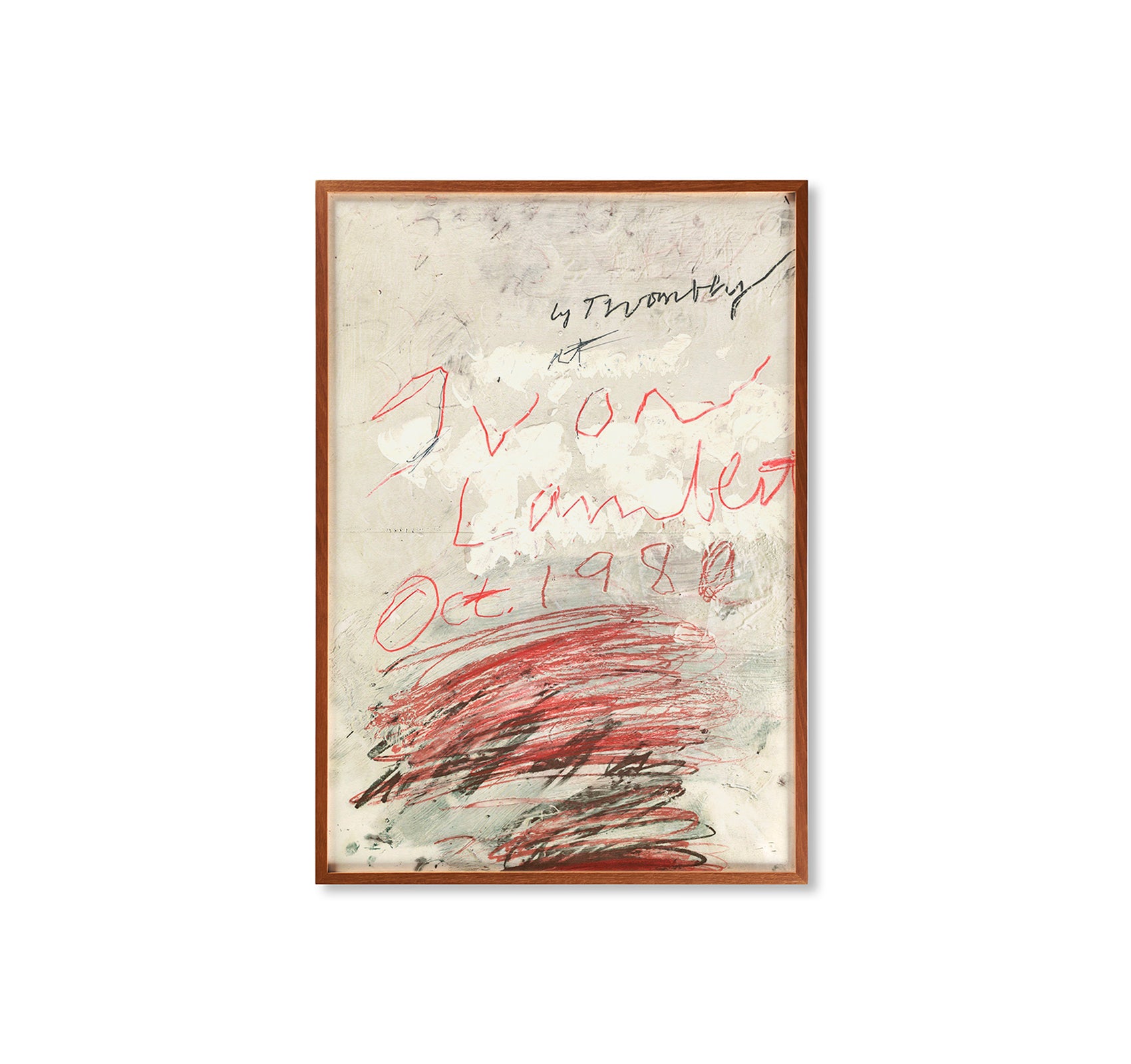 POSTER PROJECT (1980) by Cy Twombly