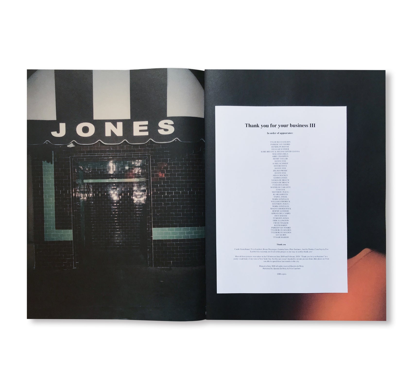 THANK YOU FOR YOUR BUSINESS Ⅲ by Quentin de Briey
