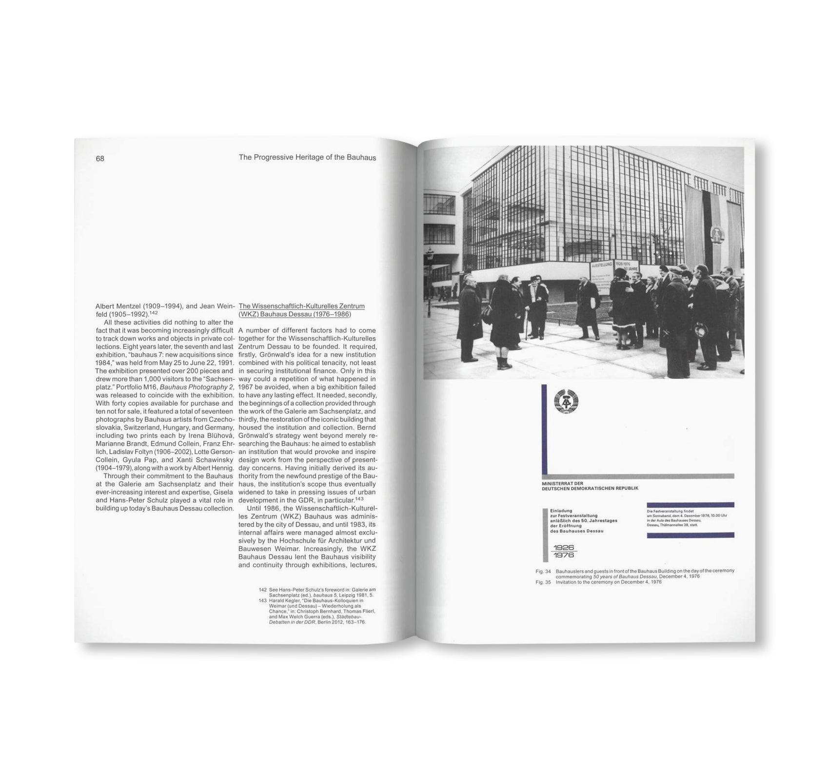 THE PROGRESSIVE HERITAGE OF THE BAUHAUS - ON THE ORIGINS OF AN EAST GERMAN BAUHAUS COLLECTION / Edition Bauhaus 54 by Stiftung Bauhaus Dessau
