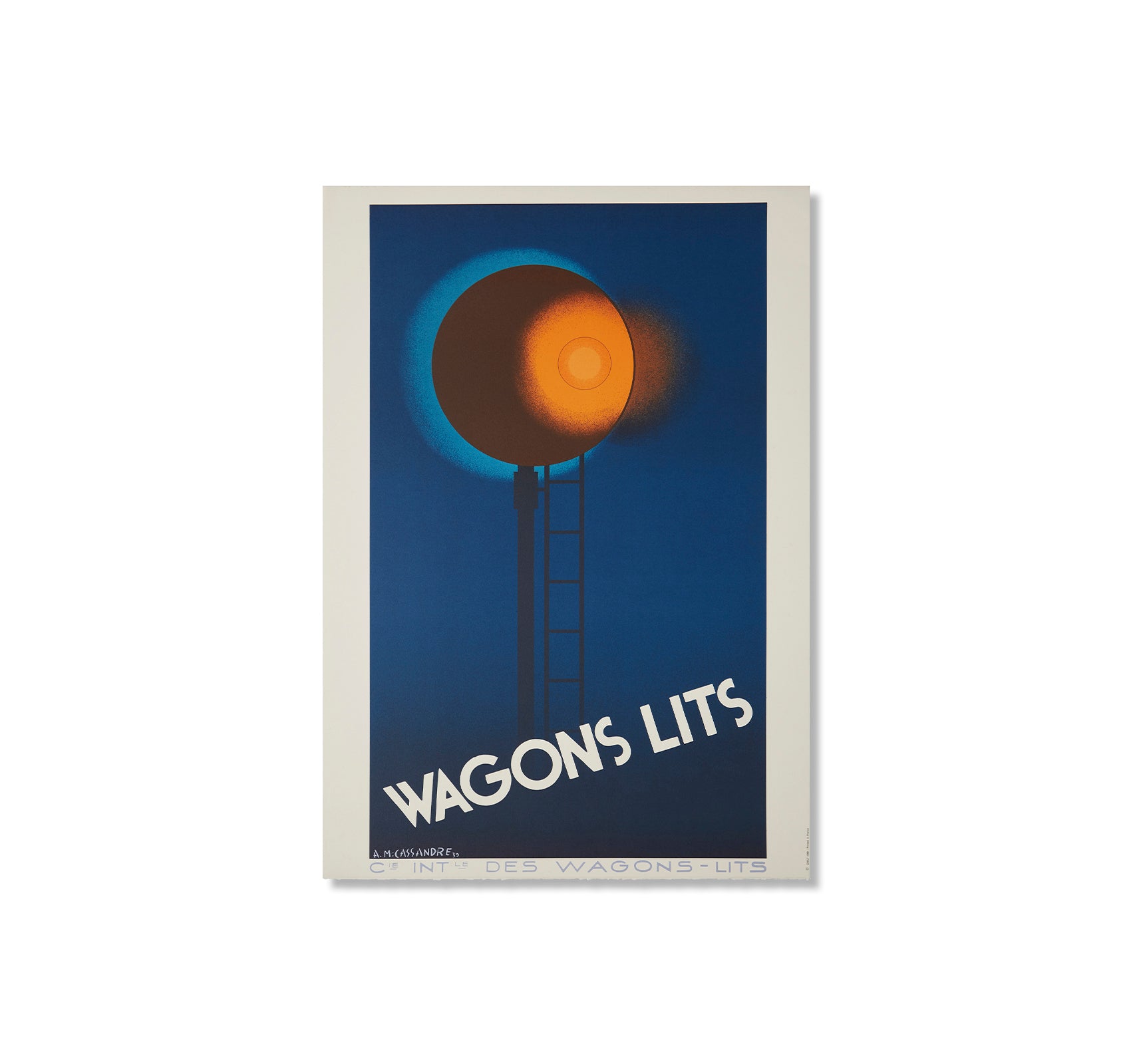 WAGONS-LITZ 'WAGONS LITS' POSTER by A. M. Cassandre [REPRODUCED EDITION]