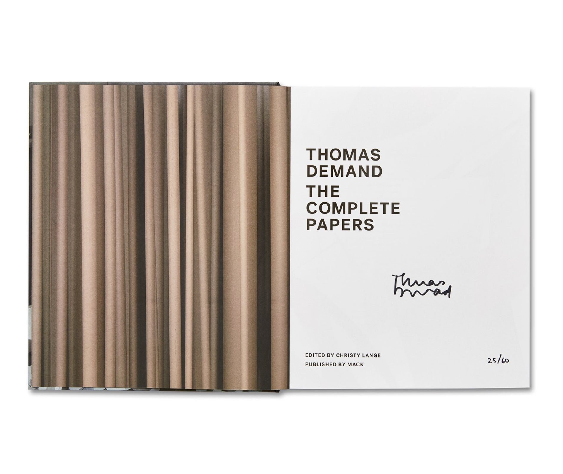 THE COMPLETE PAPERS by Thomas Demand [SPECIAL EDITION]