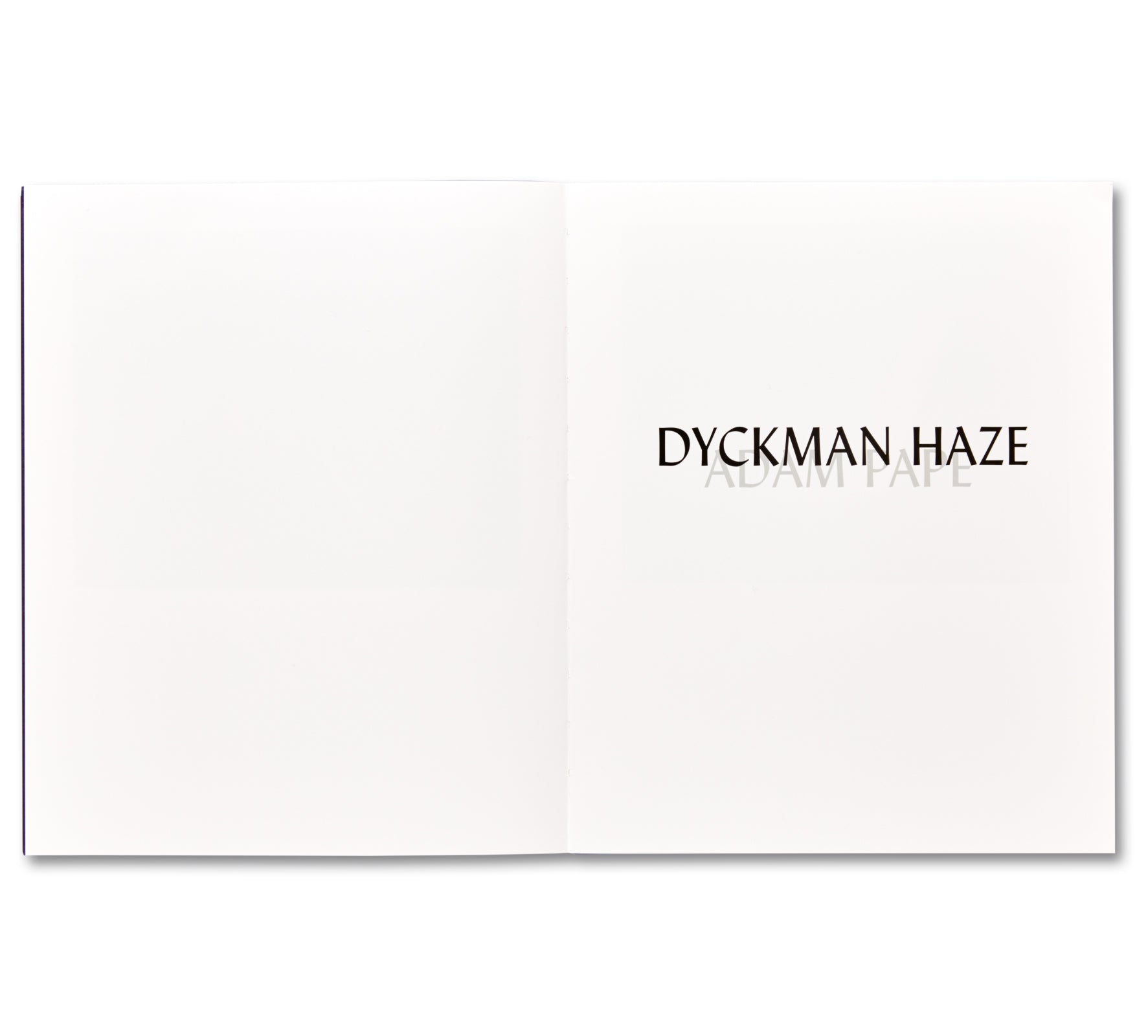 DYCKMAN HAZE by Adam Pape